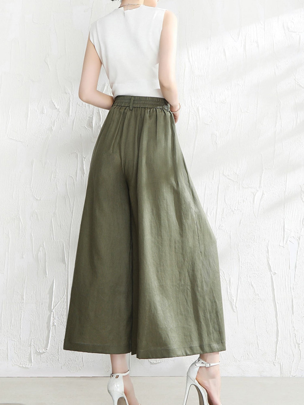 Women's Loose Cotton And Linen Casual Leggings