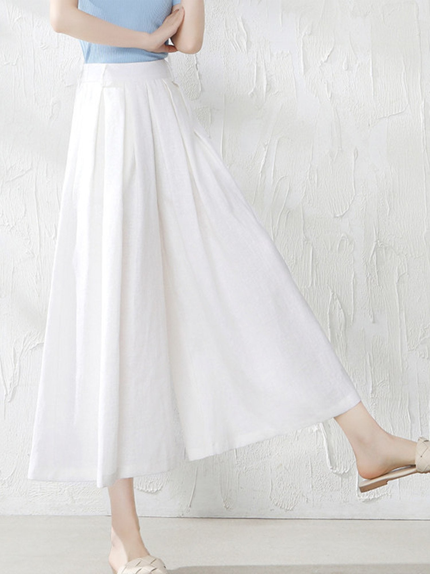 Women's Loose Cotton And Linen Casual Leggings