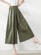 Women's Loose Cotton And Linen Casual Leggings