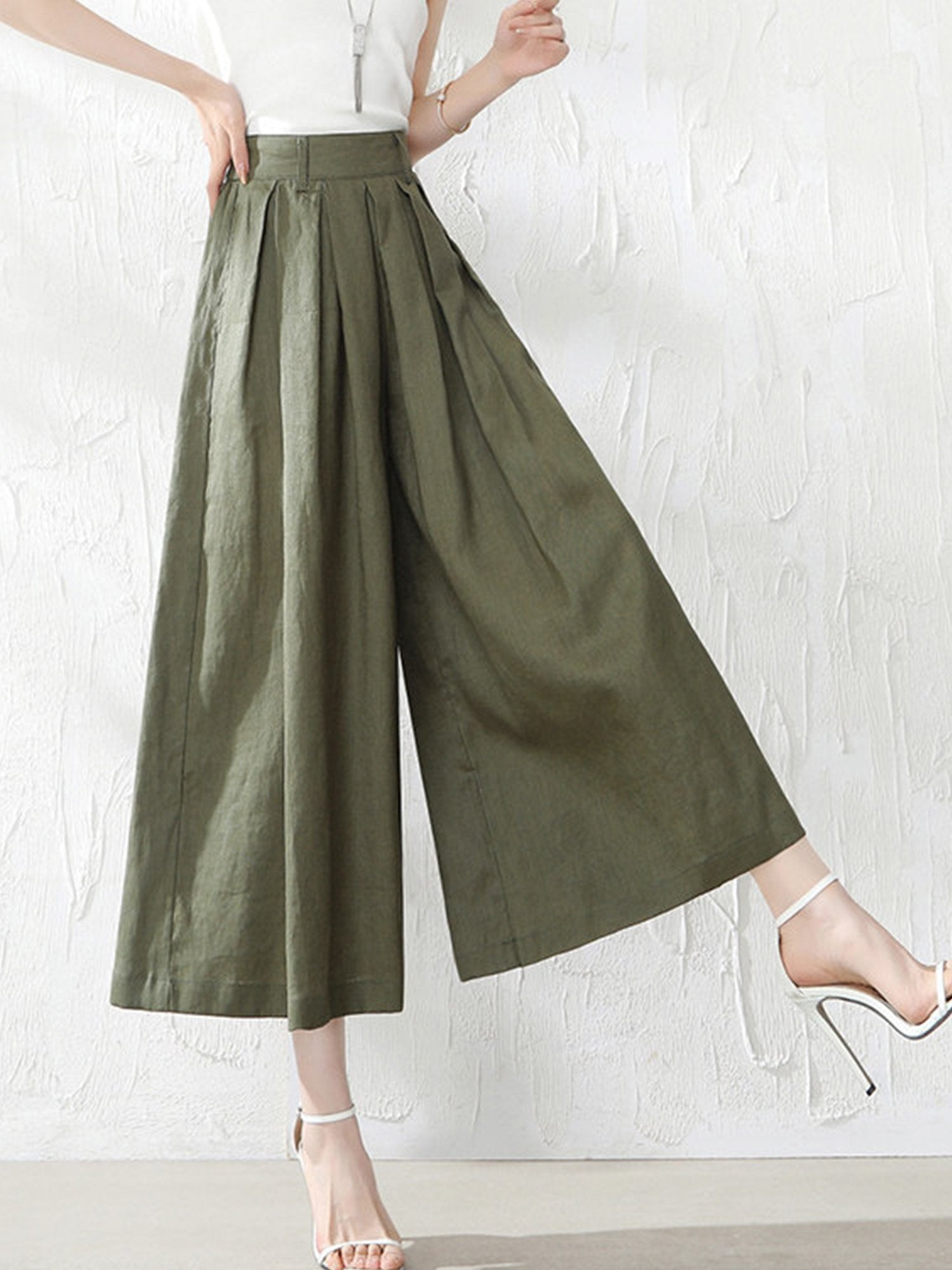 Women's Loose Cotton And Linen Casual Leggings