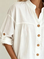 Women's Loose-Fitting Long-Sleeved T-Shirt