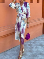 Stylish And Elegant Art-print Dress
