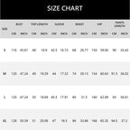 Women's Casual Round Neck 3/4 Sleeve T-Shirt & Loose Pants 2-Piece Set