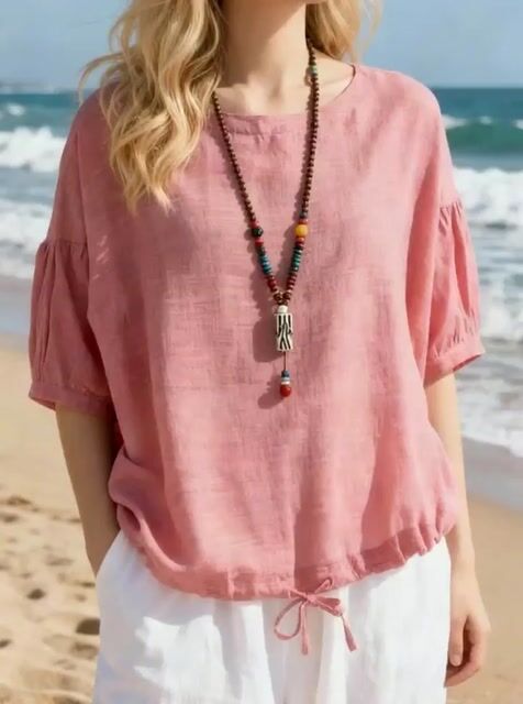 Women's Casual Round-Neck Short-Sleeved T-Shirt