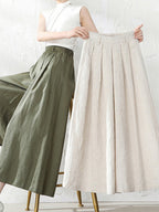 Women's Loose Cotton And Linen Casual Leggings