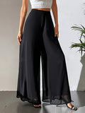 Women's Minimalist Chiffon Wide-leg Pants