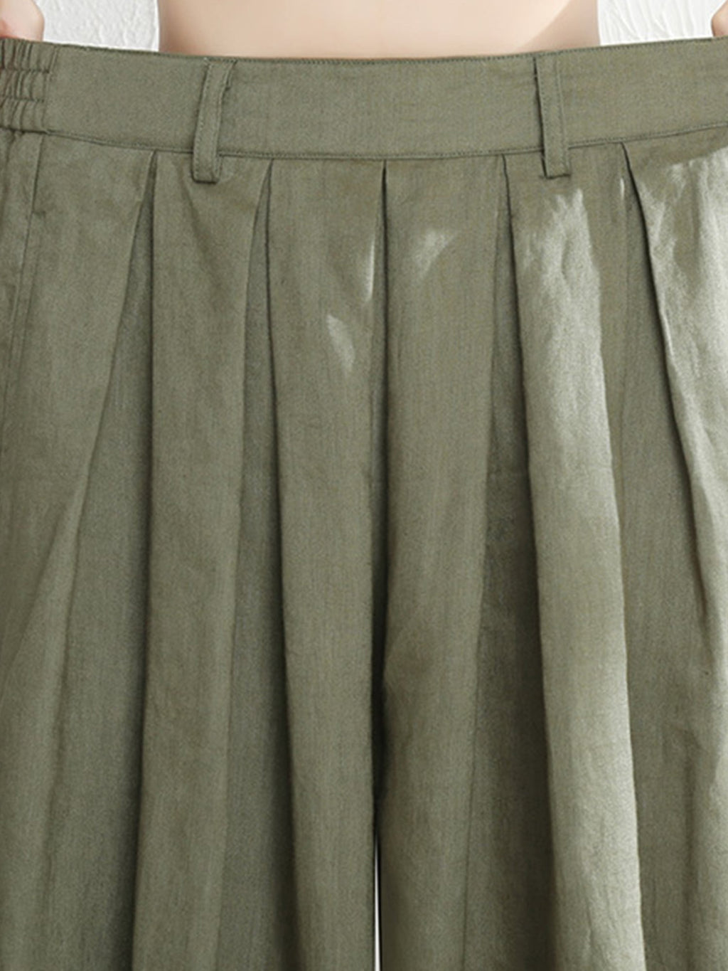 Women's Loose Cotton And Linen Casual Leggings