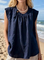 Women's Casual Loose Sleeveless Shirt