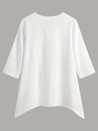 Women'S Layered Pocket Solid Color Top