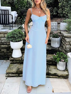 Women's Elegant A-Line Art Casual Stylish Long Dress