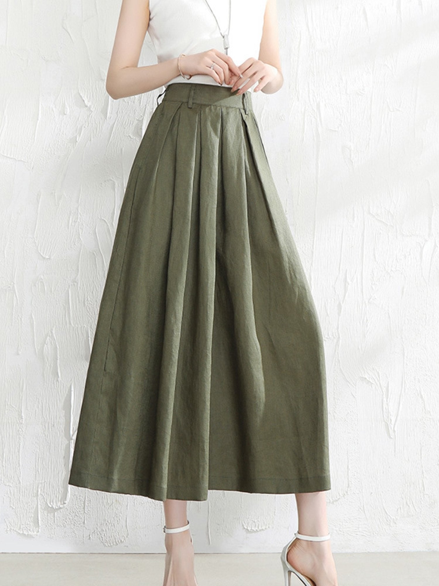 Women's Loose Cotton And Linen Casual Leggings