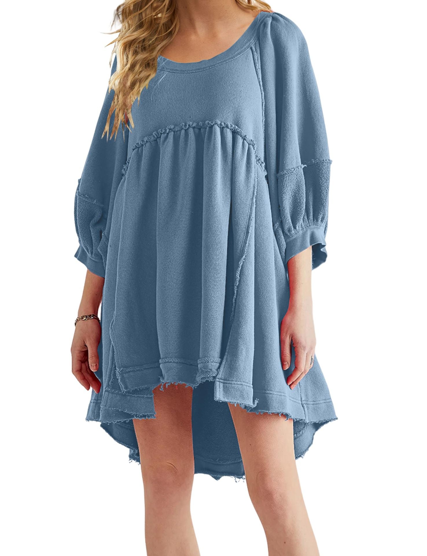 Super Affordable Round Neck Statement Dress
