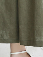 Women's Loose Cotton And Linen Casual Leggings