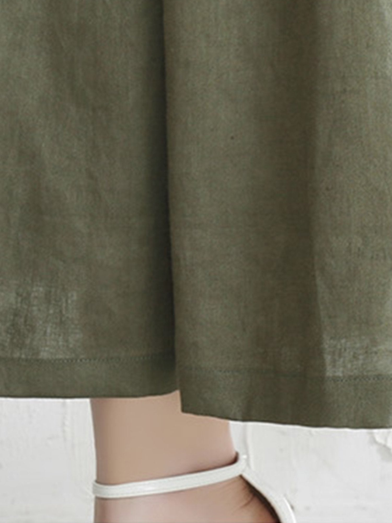 Women's Loose Cotton And Linen Casual Leggings
