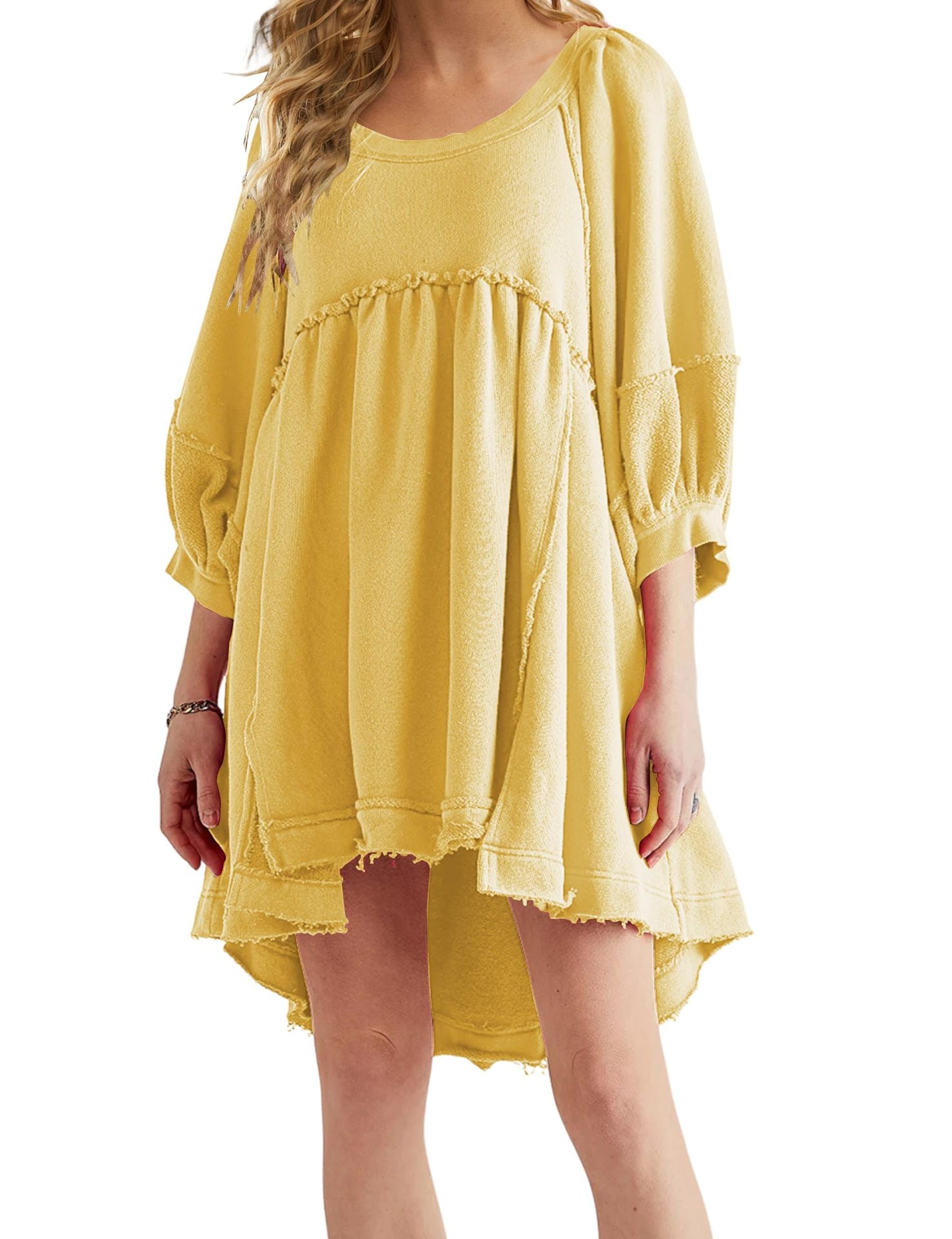 Super Affordable Round Neck Statement Dress