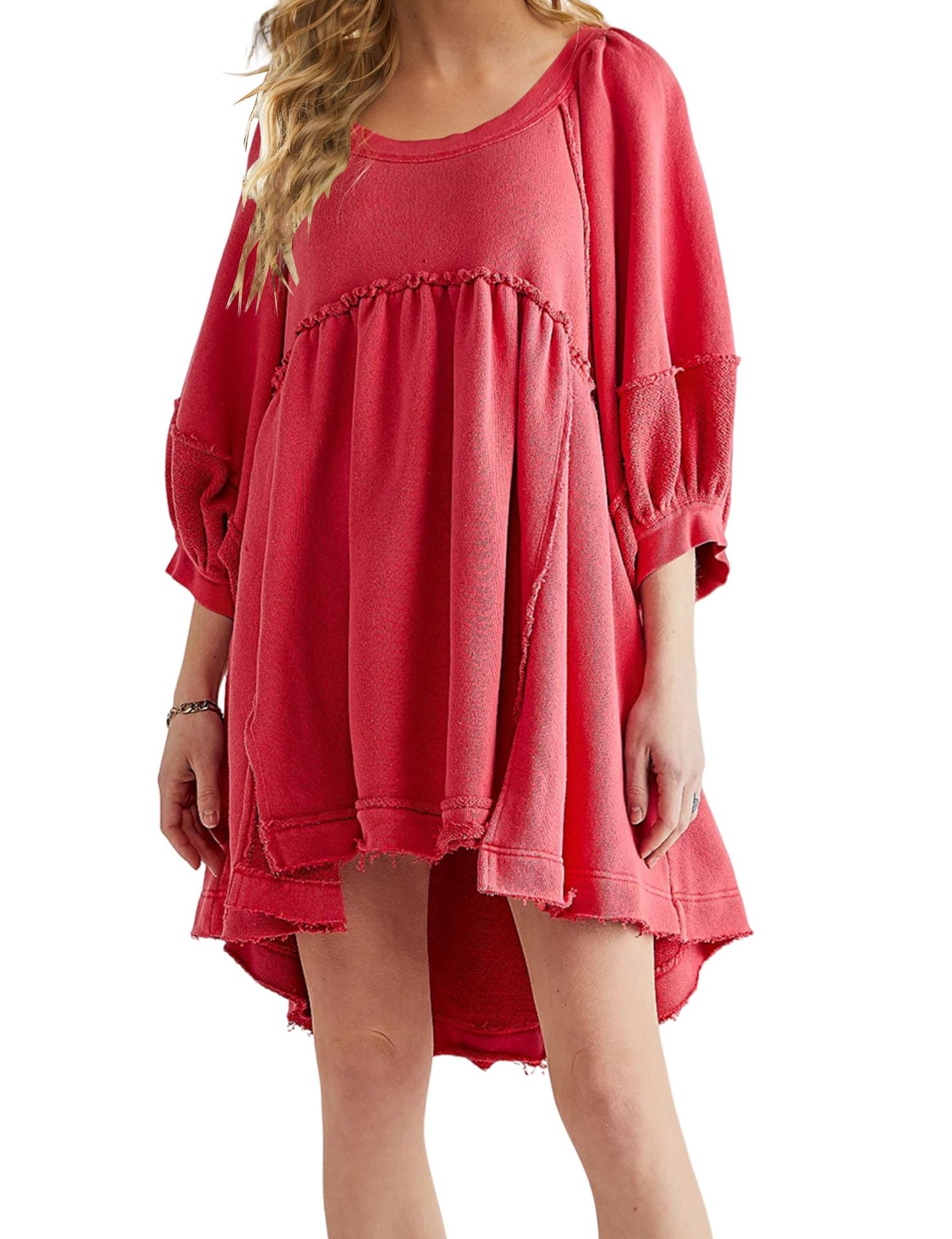 Super Affordable Round Neck Statement Dress