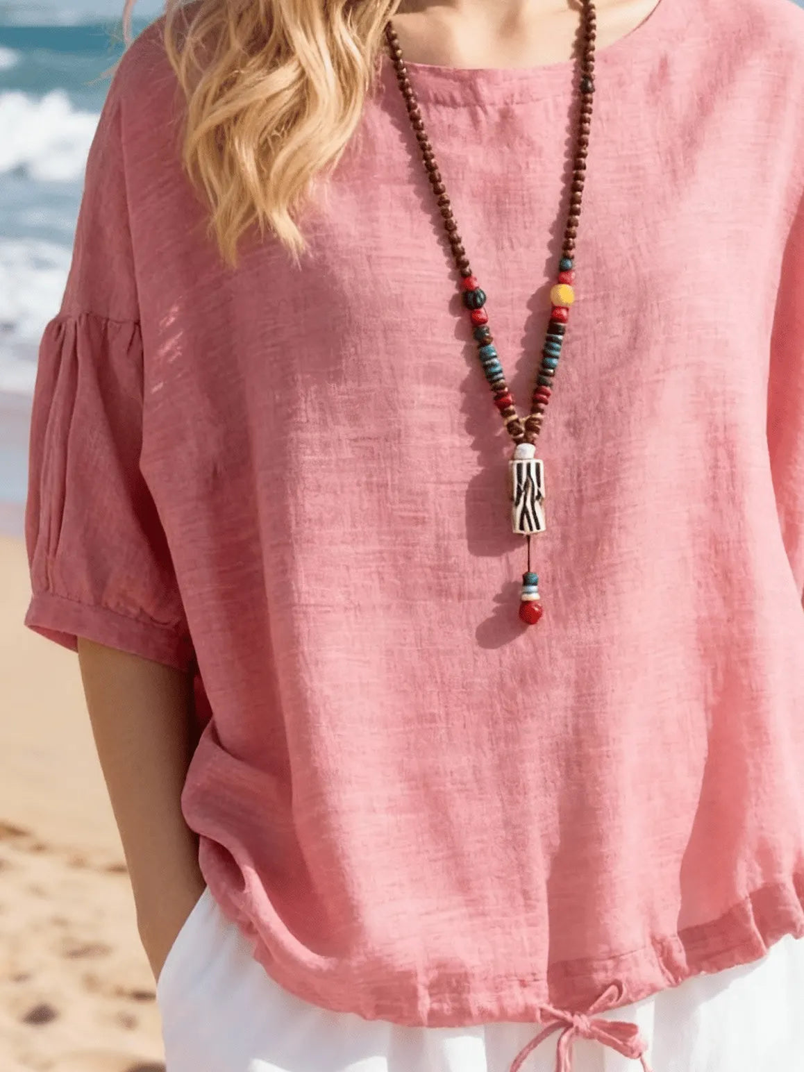 Women's Casual Round-Neck Short-Sleeved T-Shirt