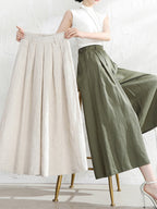 Women's Loose Cotton And Linen Casual Leggings