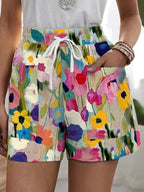 Women's Casual Floral Print Shorts